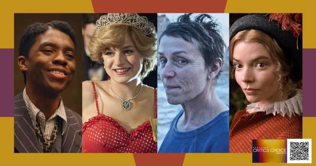 Critics Choice Awards 2021 neste domingo na TNT