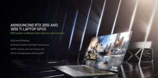 NVIDIA: GeForce RTX 3050 e Geforce RTX Ti chegam aos notebooks