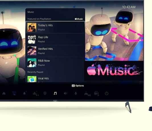 Apple Music já está disponível no console do Playstation 5