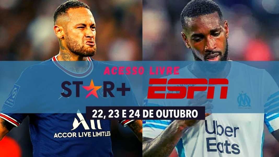 Olympique de Marseille e PSG disponível de graça
