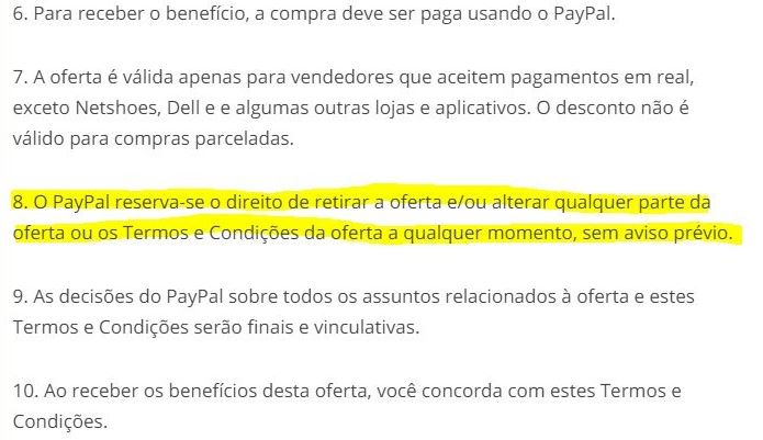 Paypal contrato