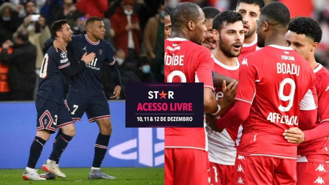 Assista PSG e Mônaco ao vivo de graça nesse domingo (12) no Star+ online grátis