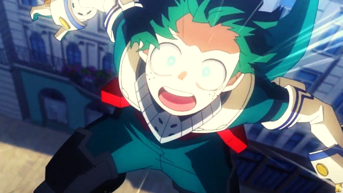 Deku persegue Rody  My Hero Academia: Missão Mundial de Heróis (Dublado) 