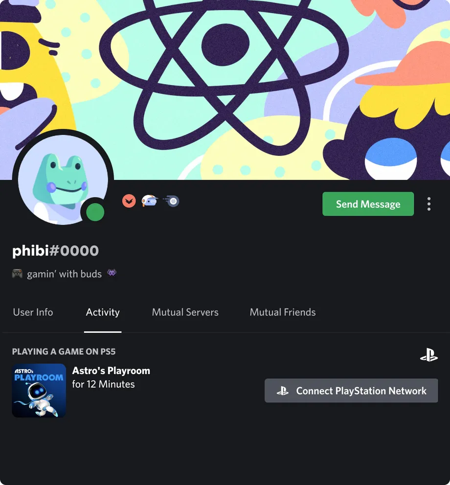 Discord: Novidades vínculo Playstation Network!