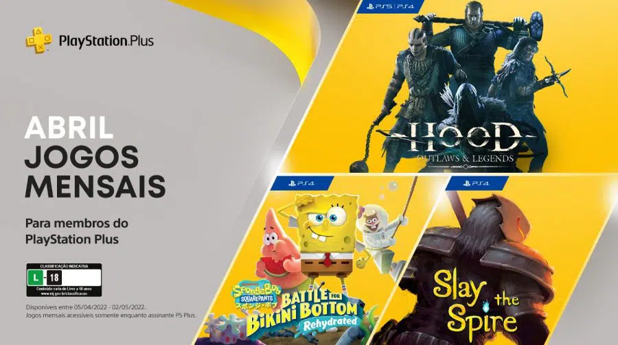 Playstation Plus: Jogos do mês de abril anunciados oficialmente!