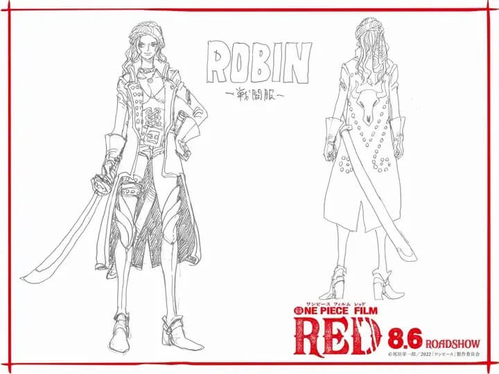 One Piece Red: Confira os novos visuais do bando de Luffy 7 robinred