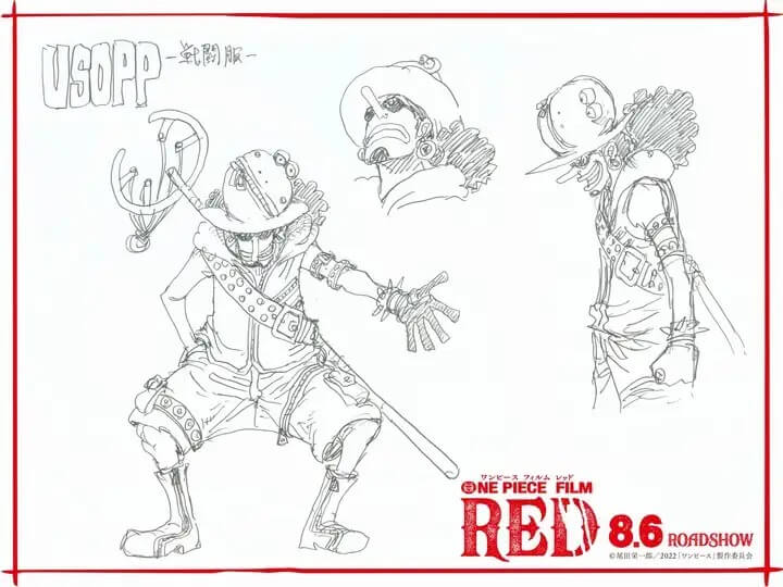 One Piece Red: Confira os novos visuais do bando de Luffy 9 usoppred