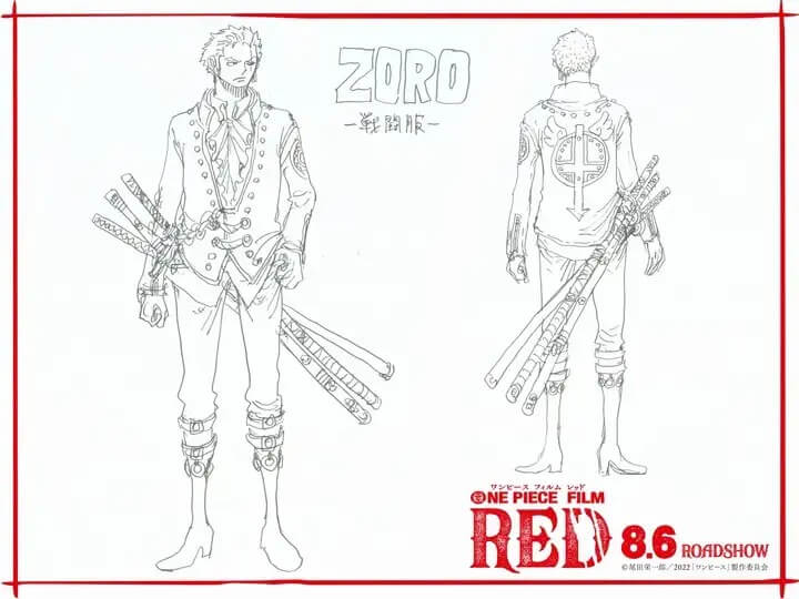 One Piece Red: Confira os novos visuais do bando de Luffy 10 zorored