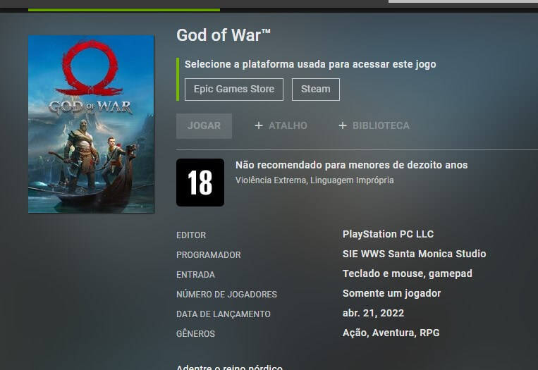God of War: Como jogar sem PC potente no GeForce Now 1 god of war geforce now