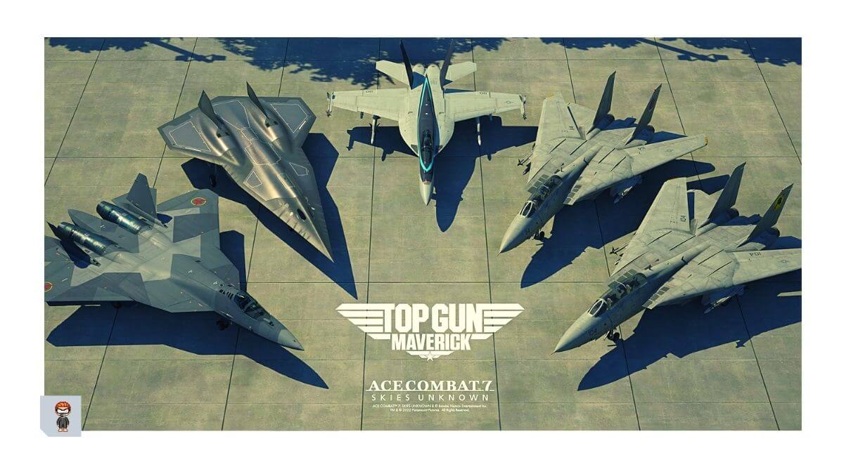 Top Gun: Maverick em crossover com Ace Combat 7: Skies UnKNown