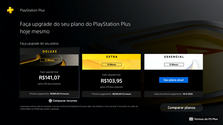 Nova PS Plus já disponível no Brasil, como fazer upgrade!