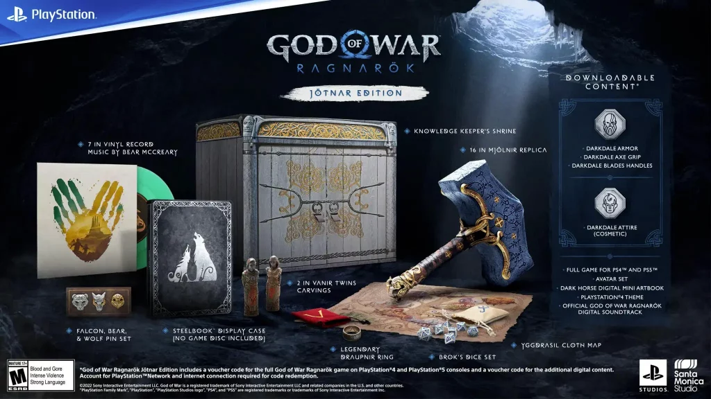 god of war ragnarok jotnar edition