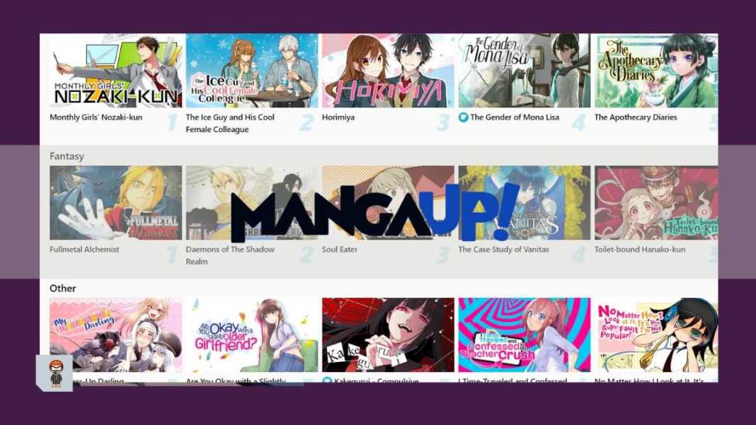 Manga UP! aplicativo chega oficialmente