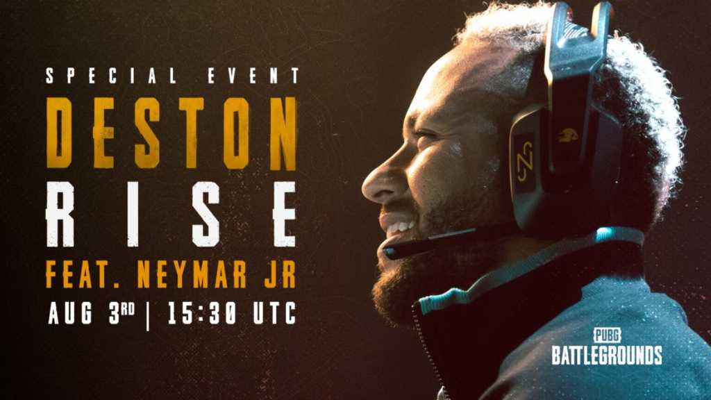 PUBG presenta evento "Deston Rise" com Neymar Jr.