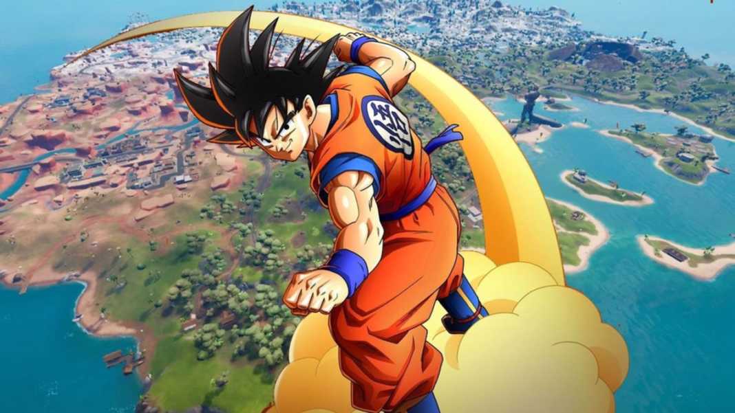 goku fortnite dragon ball vedeta fortnite goku vedeta