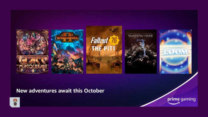 Prime Gaming, prime gaming outubro, amazon prime, fallout 76, warhammer II