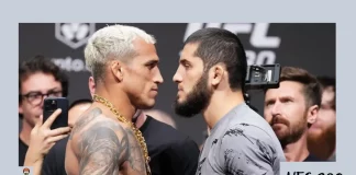UFC 280 assistir ao vivo lutadores de graça grátis online