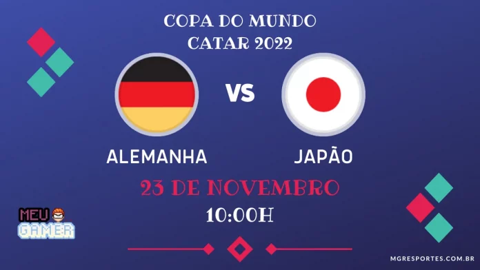 onde assistir horário ao vivo online de graça Alemanha x Japão