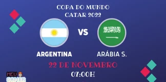 Argentina x Arábia Saudita ao vivo online de graça horário onde assistir