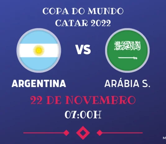 Argentina x Arábia Saudita ao vivo online de graça horário onde assistir