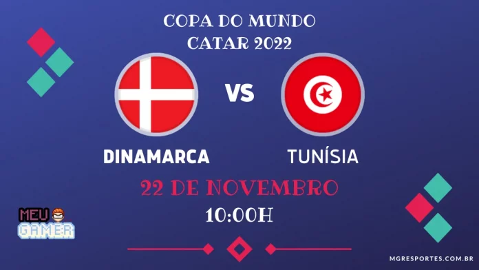 Dinamarca x Tunísia ao vivo online de graça horário onde assistir