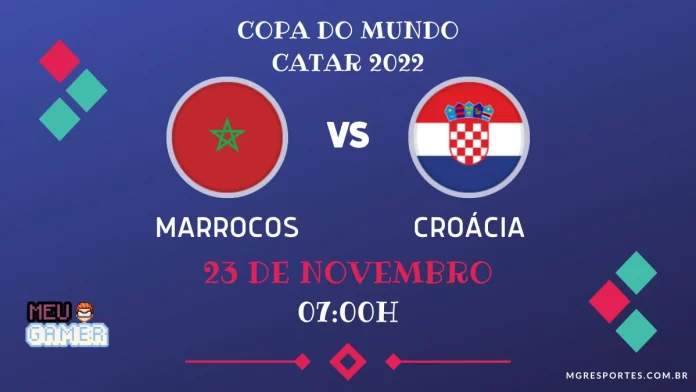 onde assistir horário ao vivo online de graça Marrocos x Croácia