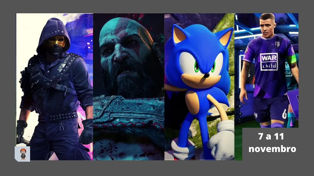 God of War Ragnarok e Sonic Frontiers são destaques nos lançamentos da  semana