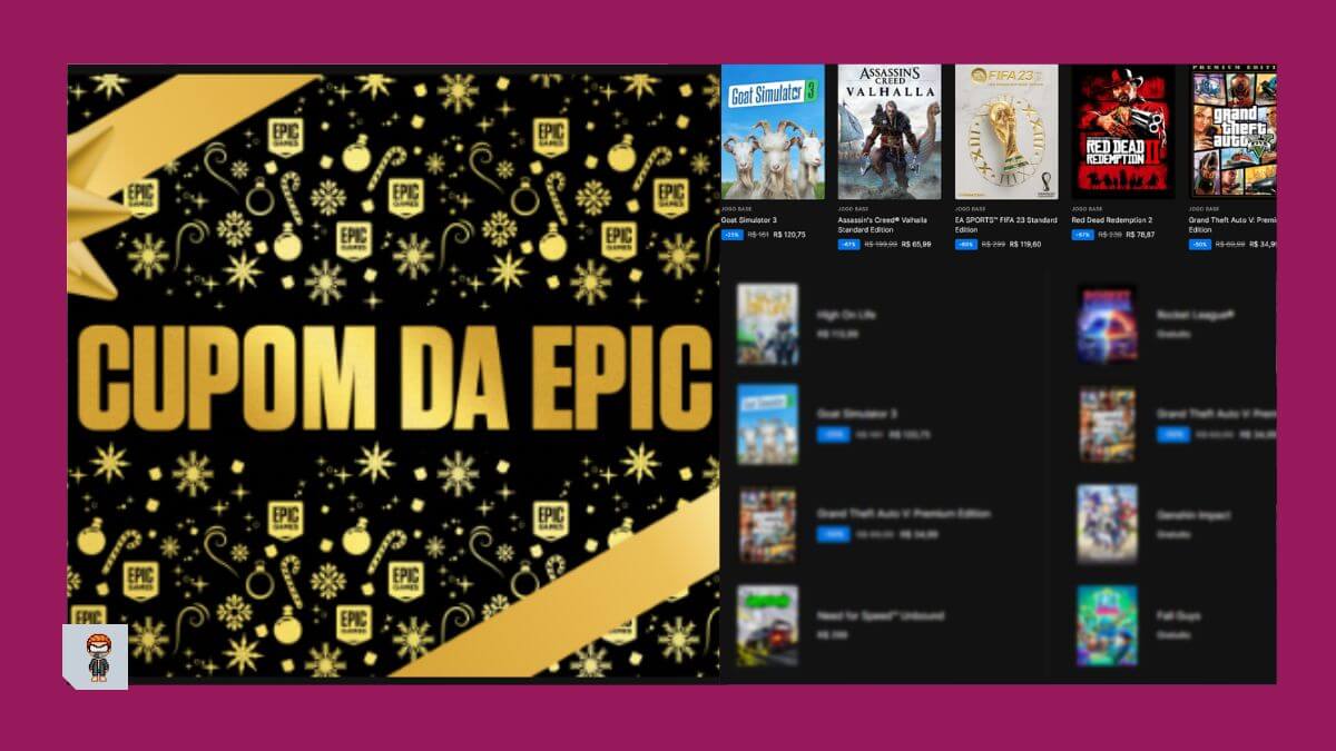 Epic Games Store está oferecendo cupom de 25%