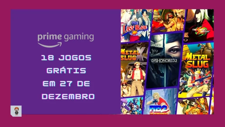 Prime Gaming: Dishonored 2 e mais 17 jogos gratuitos em dezembro Prime Gaming: Dishonored 2 e mais 17 jogos gratuitos em dezembro