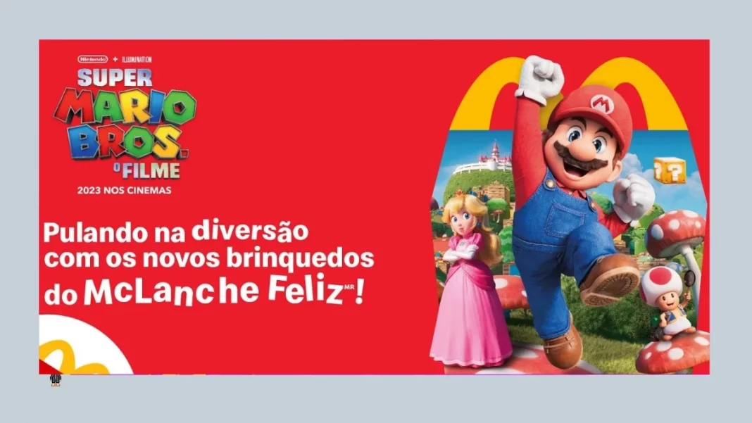 McLanche Feliz super mario bros mcdonald's