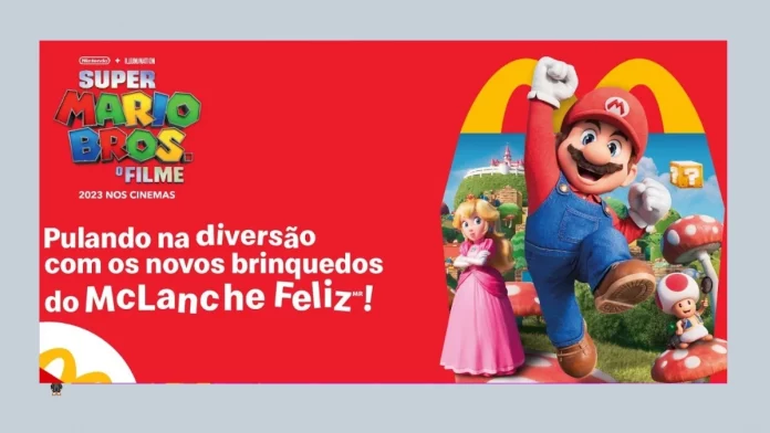 McLanche Feliz super mario bros mcdonald's