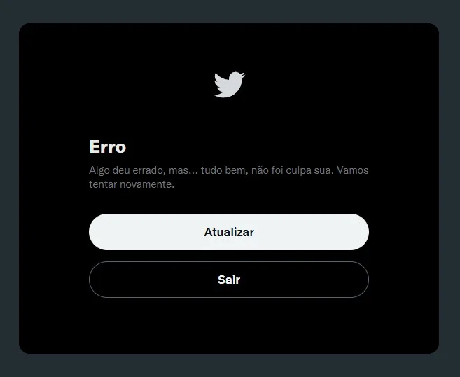 twitter erro