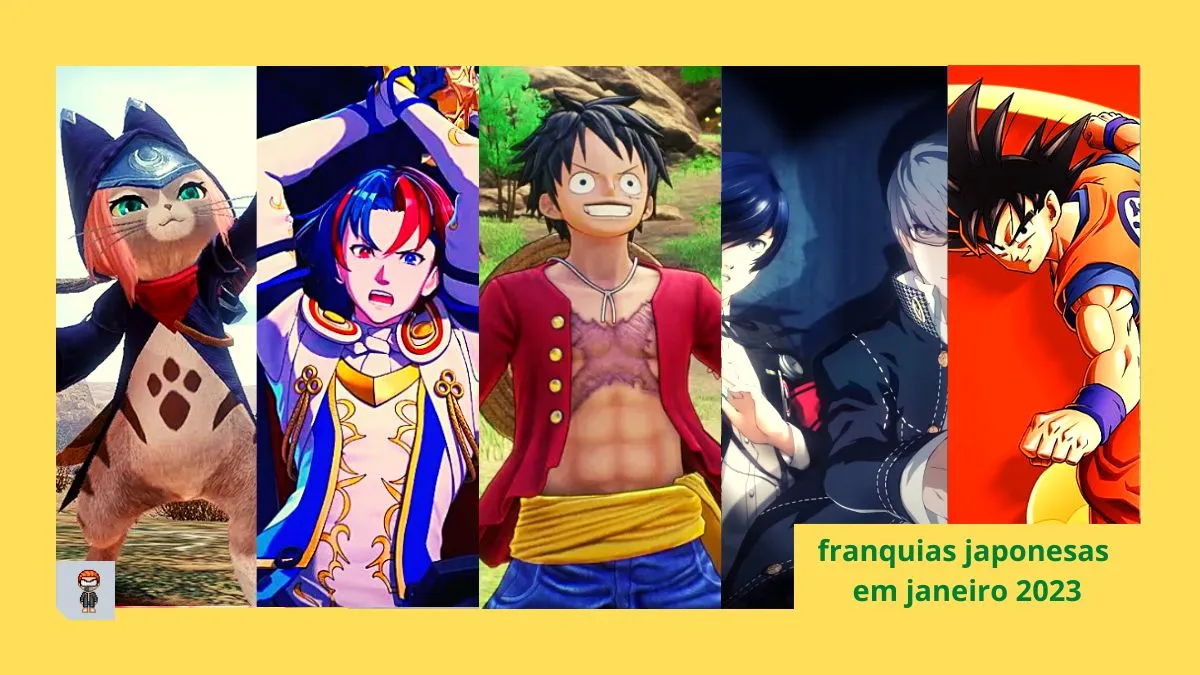 famosas de jogos japoneses chegam em janeiro para os consoles da nova geração