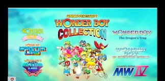Wonder Boy Anniversary Collection com Playstation e Nintendo Switch