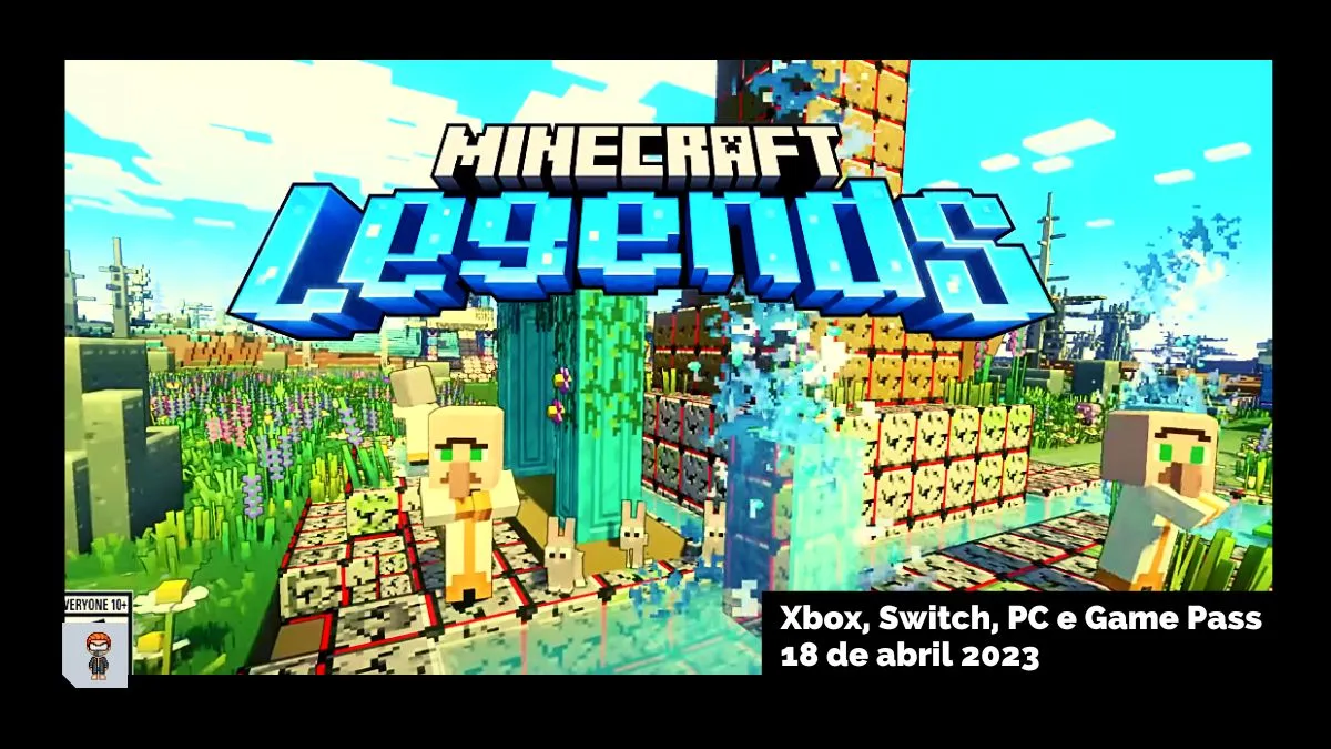 Minecraft Legends ganha data de lançamento para 18 de abril no