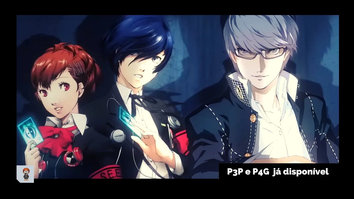 Persona 3 Portable e Persona 4 Golden disponível