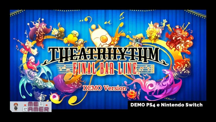 Demo de Theatrhythm Final Bar Line no PS4 e Switch