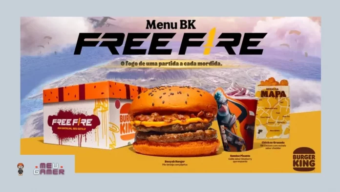 Free Fire Burger King promoção BK