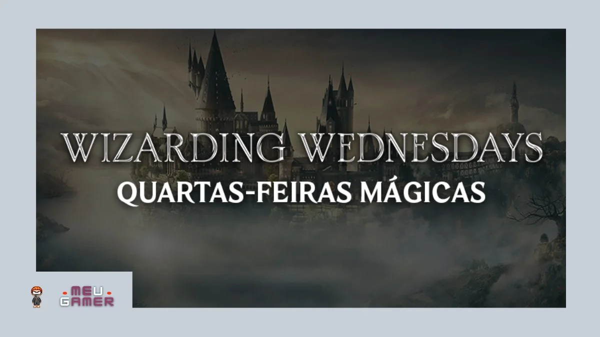 Wizarding Wednesdays promoção PS5 Hogwarts Legacy