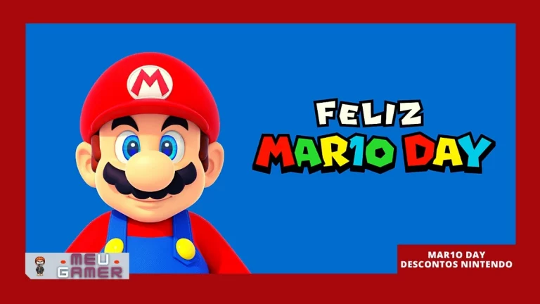 Nintendo celebra o Dia do MARIO com descontos nos jogos!