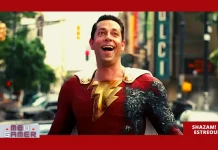Zachary Levi vem com tudo em Shazam! 2;