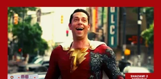 Zachary Levi vem com tudo em Shazam! 2;