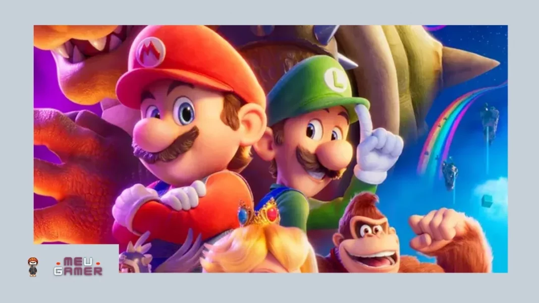 Super Mario Bros o filme pré-venda ingresso filme