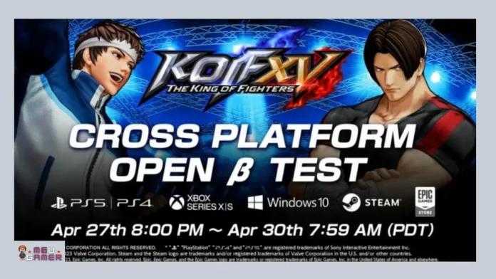 beta_aberto_kof_crossplay The King of Fighters XV beta The King of Fighters XV crossplay The King of Fighters XV ps4 The King of Fighters XV ps5