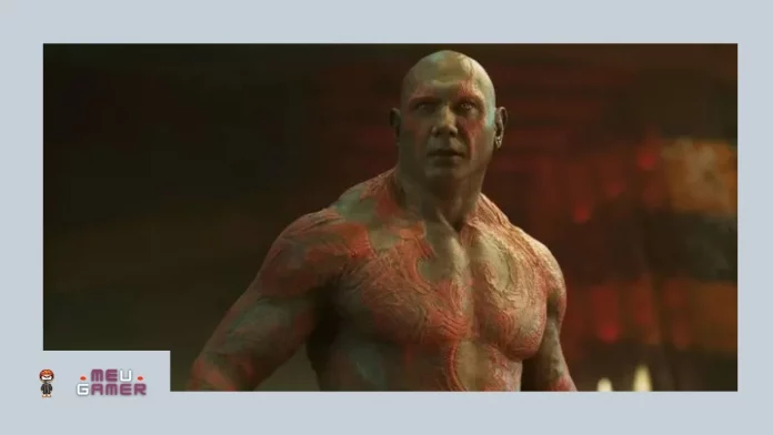 Drax promo guardiões da galáxia 3