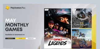 PS PLus maio 2023 ps plus essential grid legends descenders