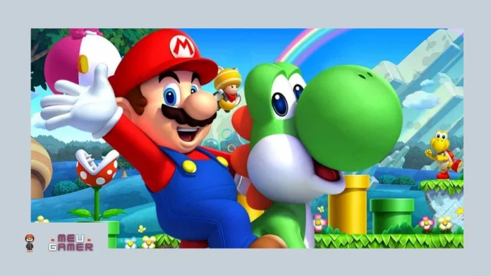 Yoshi está em Super Mario Bros