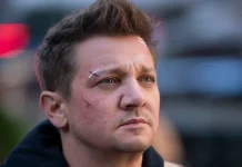 Jeremy Renner corre após acidente video ator