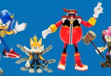 Sonic Prime novas figuras de ação revelada para temporada 2