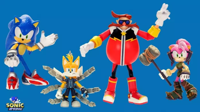 Sonic Prime novas figuras de ação revelada para temporada 2